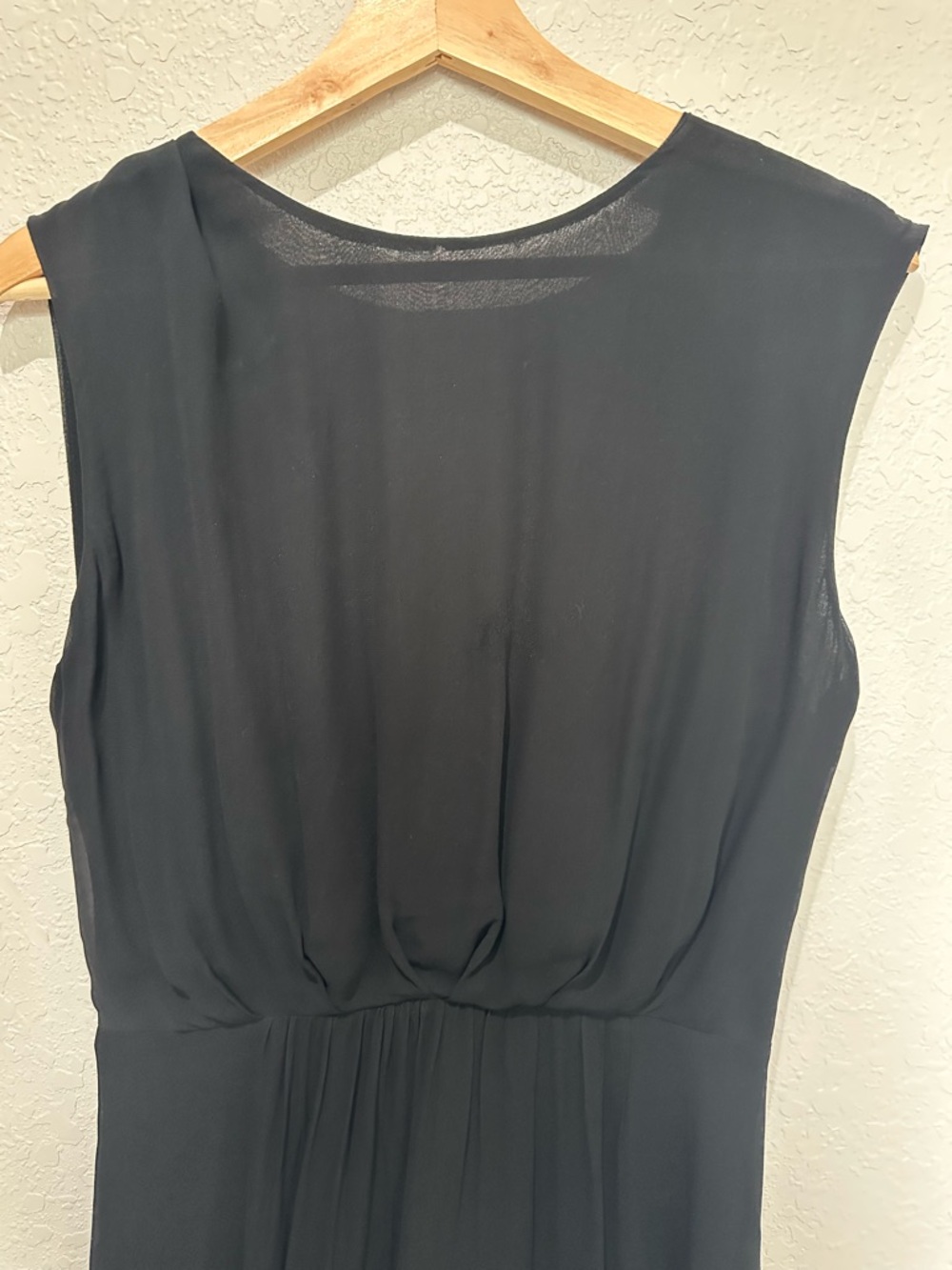 The Kooples Black Ruffle High-Low Sleeveless Dress - Designer Size 1 - Picture 2 of 10